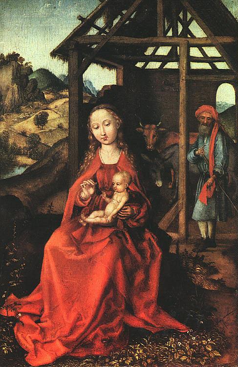 Martin Schongauer Nativity Sweden oil painting art